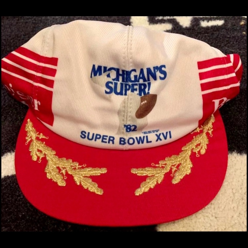 Rare Vintage Retro 1982 Budweiser Super Bowl Hat